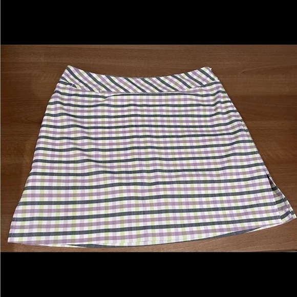 adidas Pants - Adidas Clima cool Lilac Navy Lime Green Lined Golf Skort 10